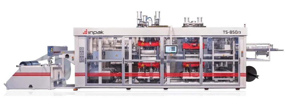 INPAK - 3 Station Plastic Thermoforming Machines for Flexible Production